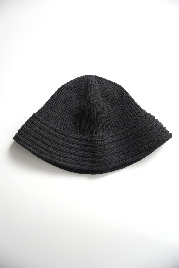 WASHABLE BALLOON HAT / BLACK