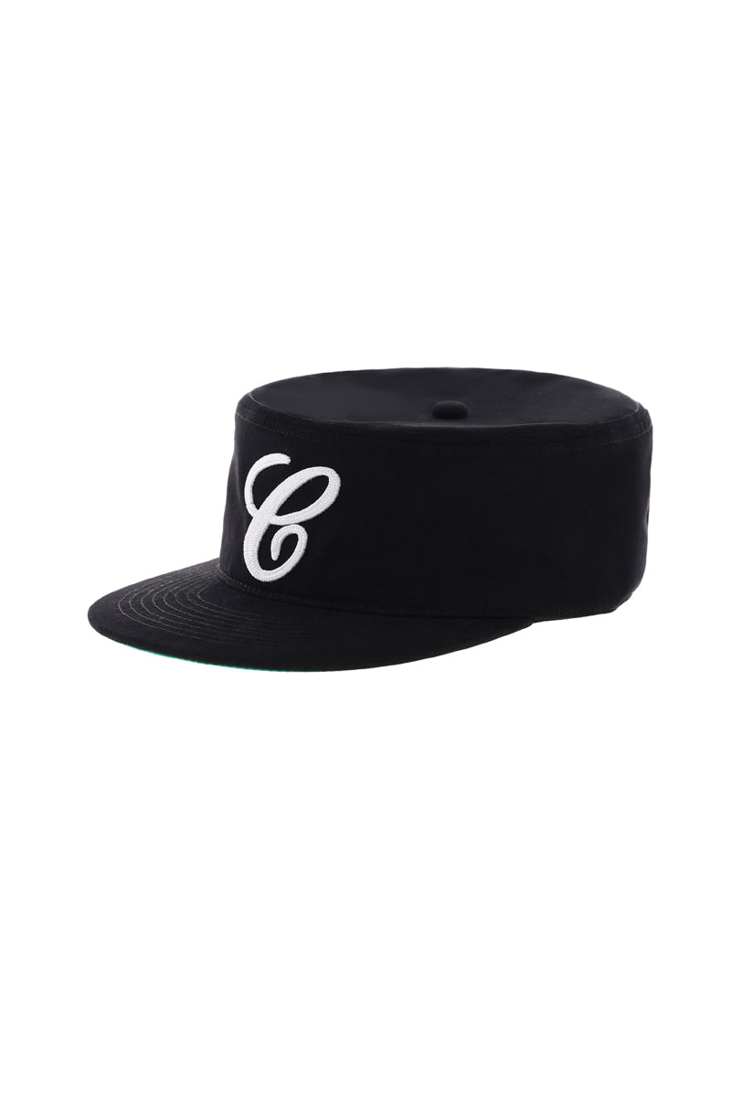 VINTAGE FLAT TOP CASUAL BASEBALL CAP / BLACK