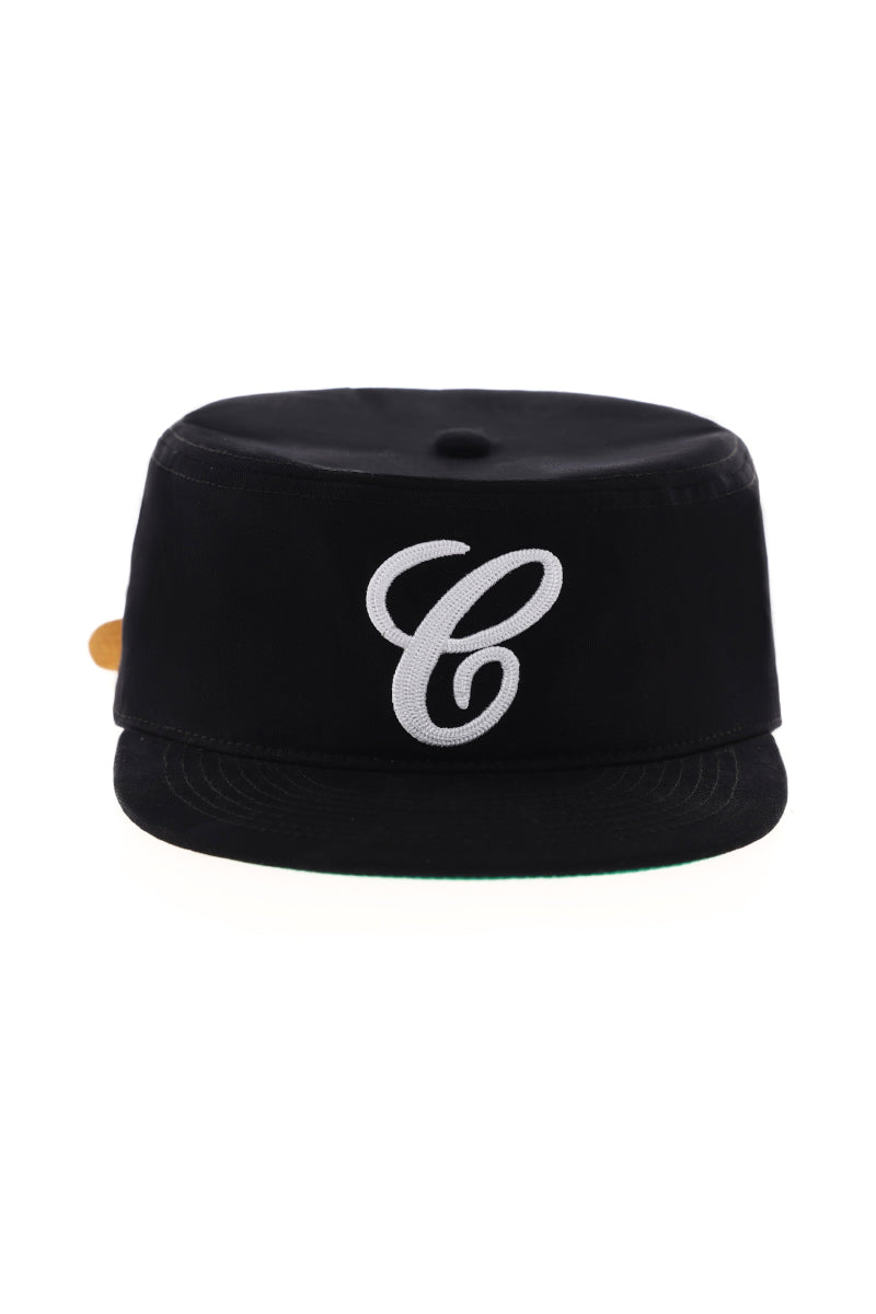 VINTAGE FLAT TOP CASUAL BASEBALL CAP / BLACK