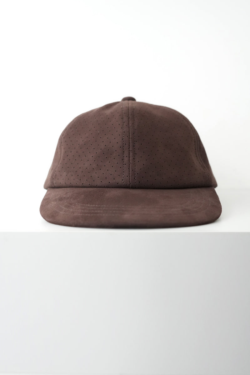 SHEEP SUEDE CAP / BLACK 
