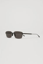 画像をギャラリービューアに読み込む, RIMLESS CUBIC SUNGLASSES / BLACK