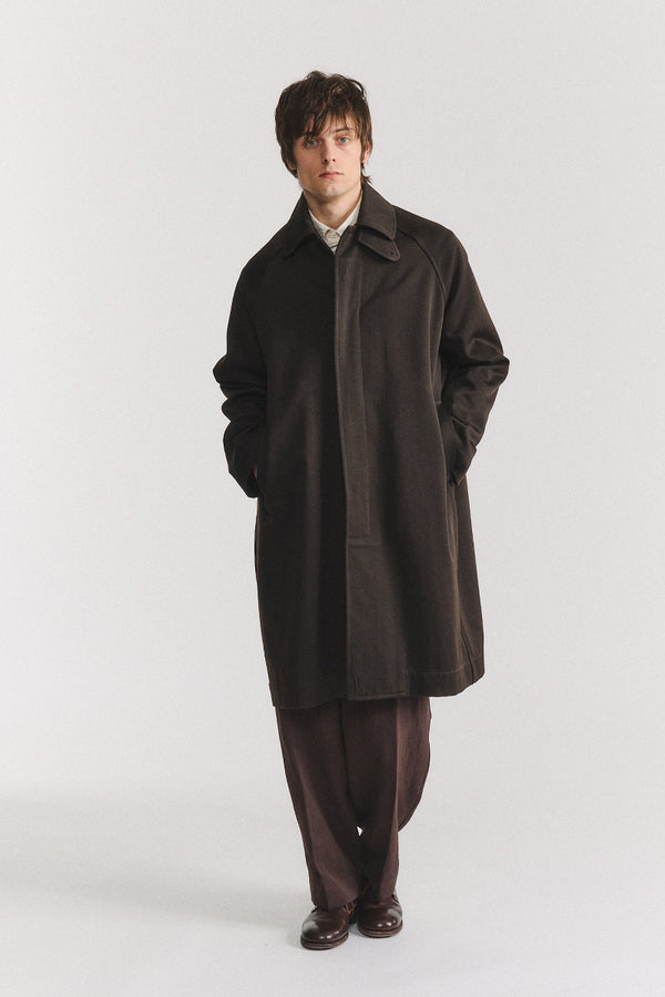 CARLYLE COAT - TWILL WOOL / BUNGA [26AW入荷予定]