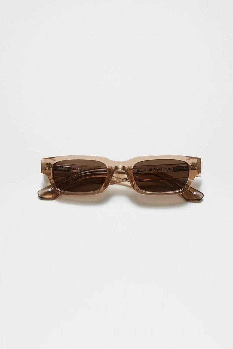 10M SQUARE SUNGLASSES / LIGHT BROWN