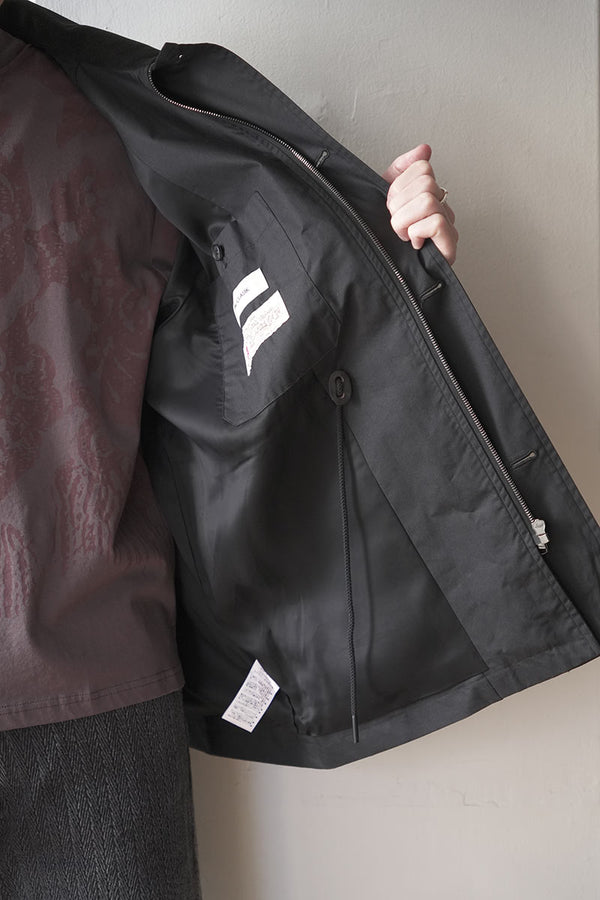 FISHING JACKET WAXED COTTON / BLACK [神戸店]