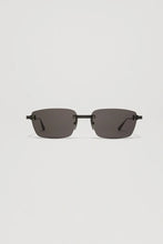 画像をギャラリービューアに読み込む, RIMLESS CUBIC SUNGLASSES / BLACK