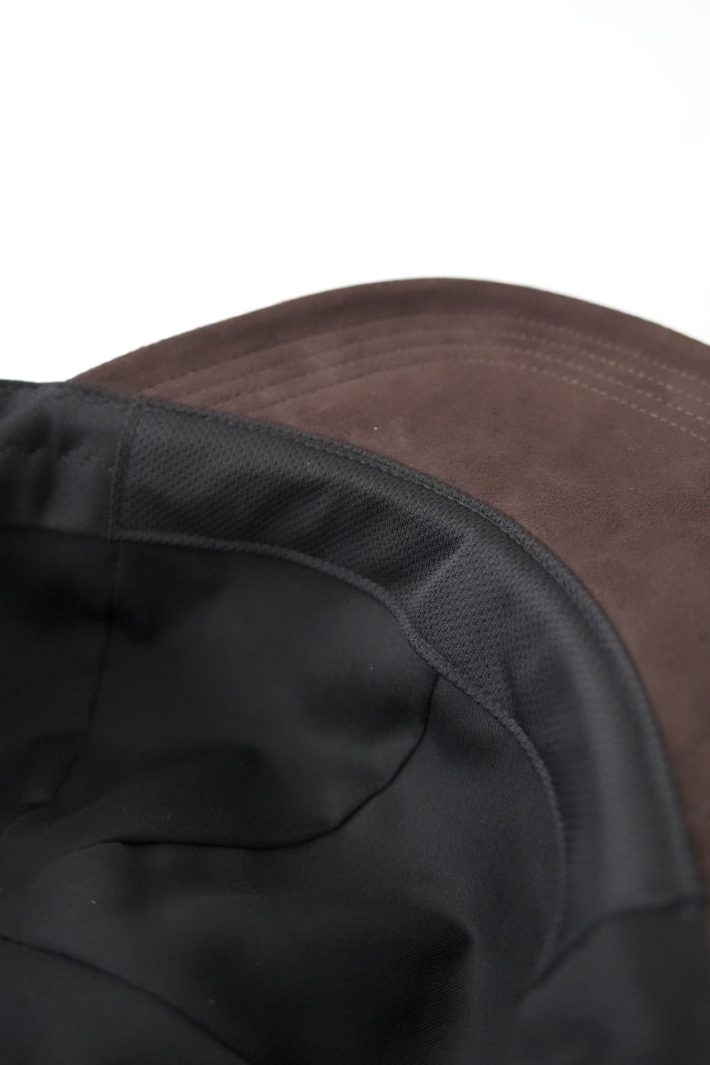 SHEEP SUEDE CAP / BLACK 