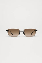 画像をギャラリービューアに読み込む, RIMLESS CUBIC SUNGLASSES / BROWN GRADIENT