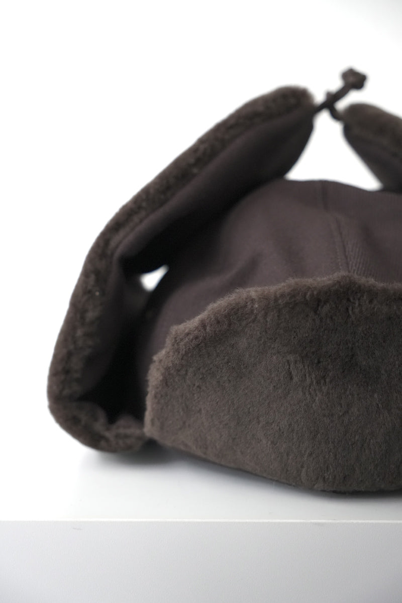 CLEAR TWILL EAR CAP1 / BLACK 