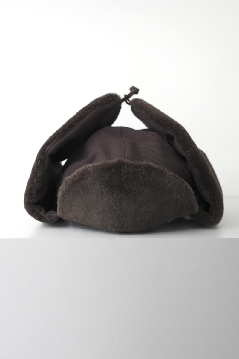 CLEAR TWILL EAR CAP1 / BLACK 