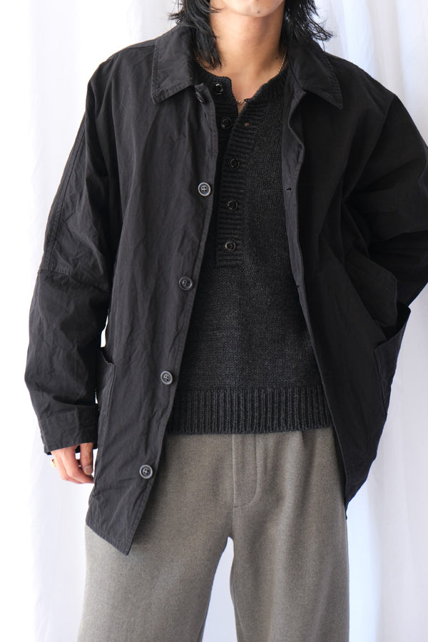 WEIPING JACKET - DOUBLE COT / BLACK