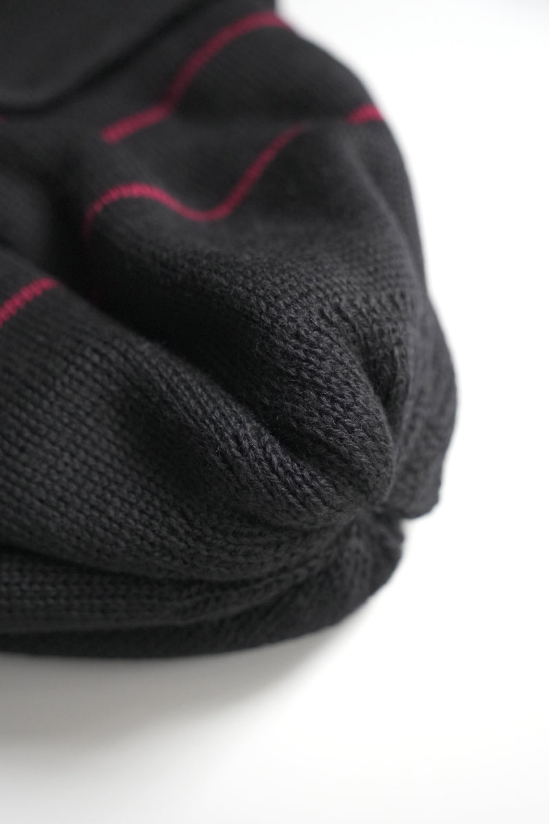 WOOL STANDARD KNIT / BLACK 