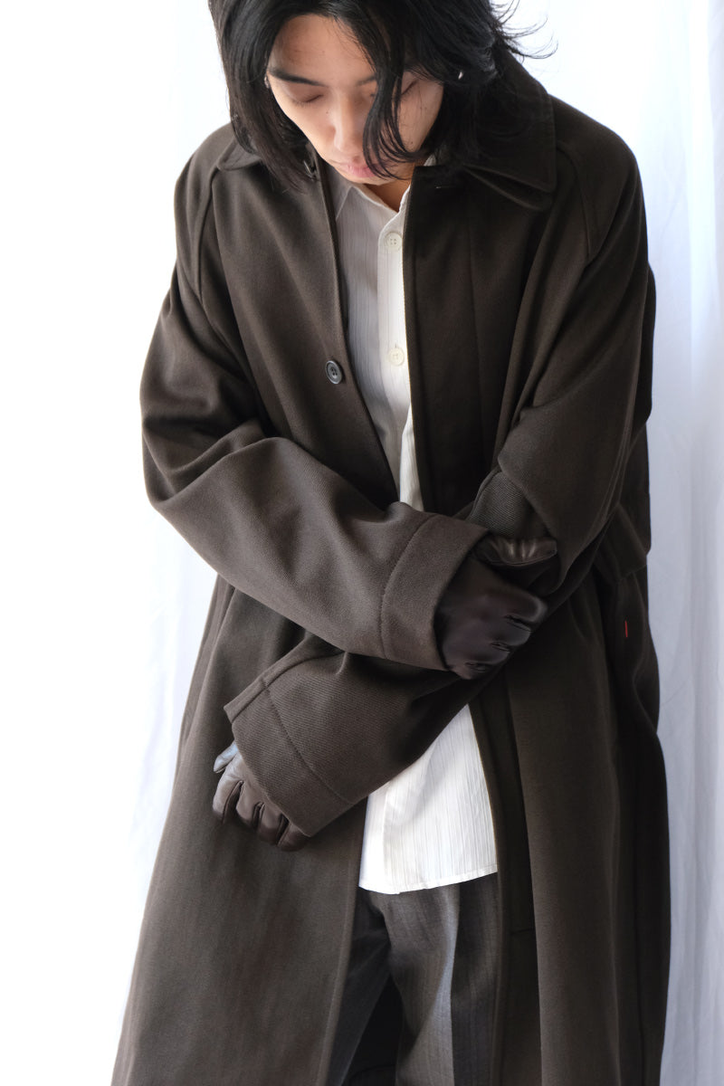 CARLYLE COAT - TWILL WOOL / BUNGA