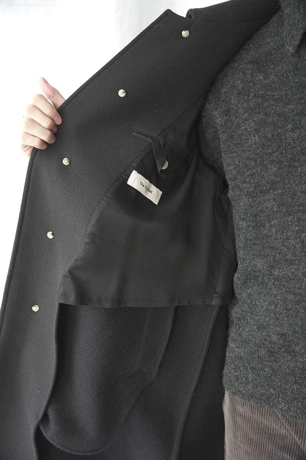 SPLIT RAGLAN MAC W/S/C MELTON / DK.BROWN  [神戸店]