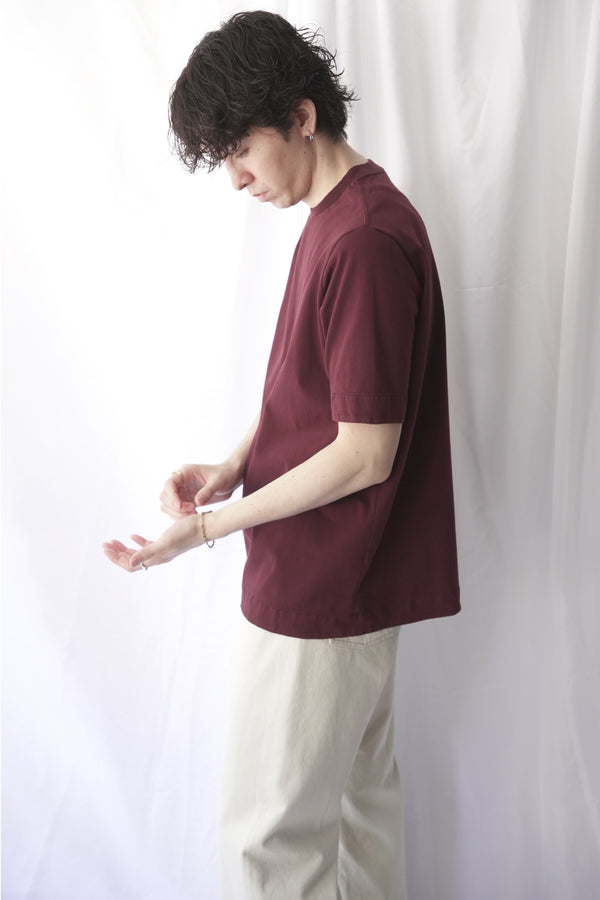 FELIX T-SHIRT-HEAVY JERSEY / WINE