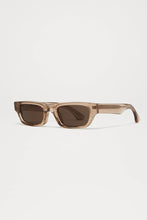 画像をギャラリービューアに読み込む, 10M SQUARE SUNGLASSES / LIGHT BROWN