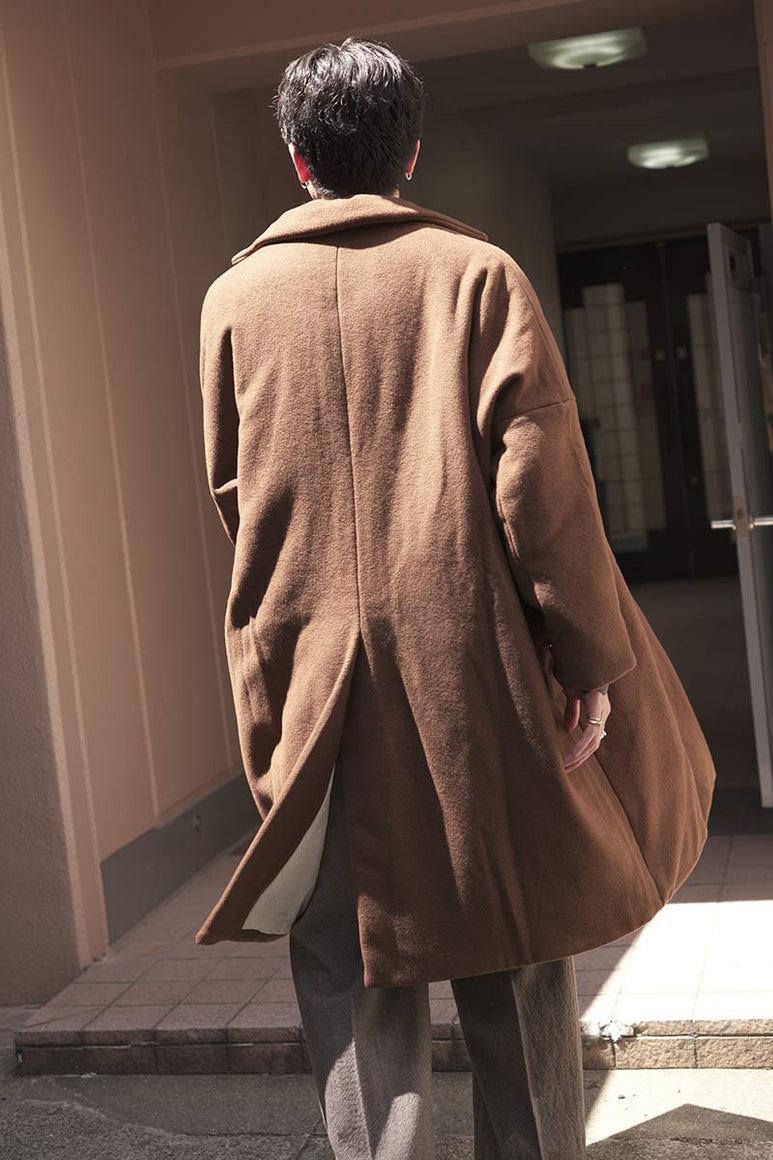 BIG BLOBBY COAT-KASPER / FUDGE