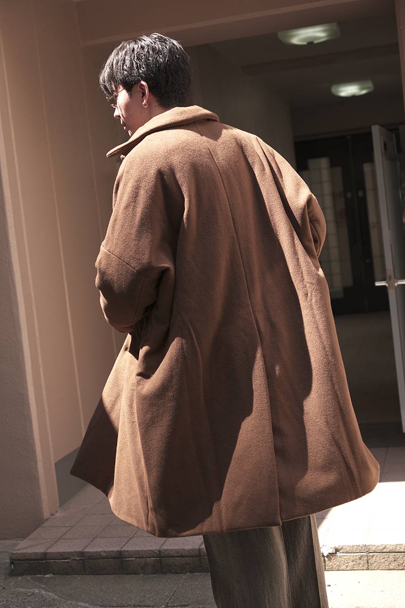 BIG BLOBBY COAT-KASPER / FUDGE