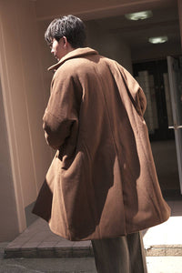BIG BLOBBY COAT-KASPER / FUDGE
