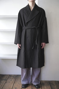 GREAT COAT-FELT / BLACK