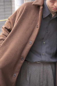 BIG BLOBBY COAT-KASPER / FUDGE