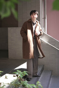 BIG BLOBBY COAT-KASPER / FUDGE
