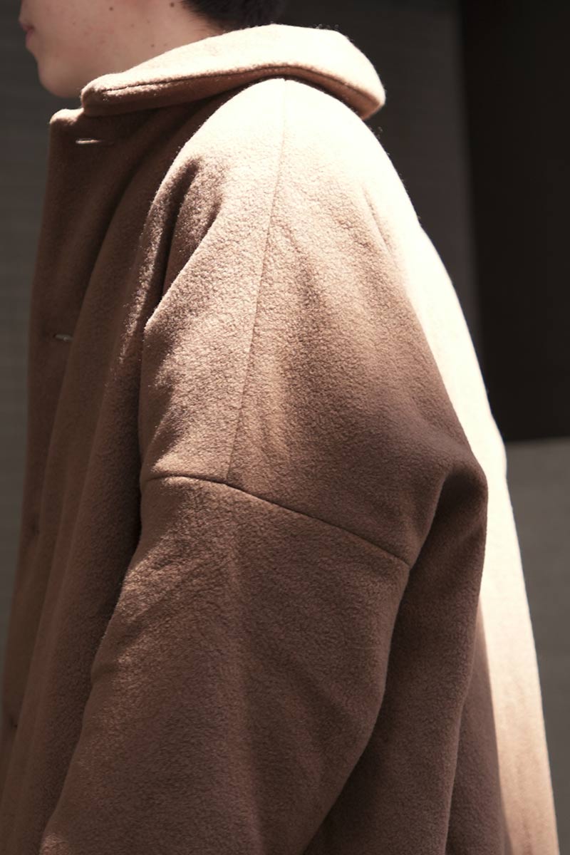 BIG BLOBBY COAT-KASPER / FUDGE