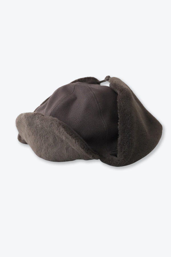 CLEAR TWILL EAR CAP1 / BLACK 