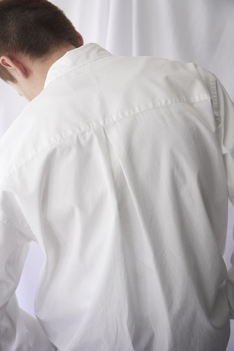 DOUBLE POCKET SHIRTS DJA 200/2 / WHITE [Kobe store]