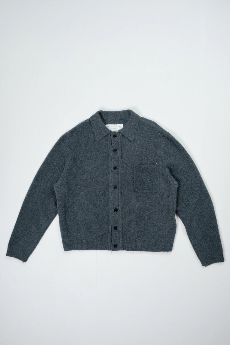 SLIM ZIP LONGSLEEVE / OBSIDIAN DEPYH WOOLCOSE RIDGE [Arriving Fall/Winter 2026]