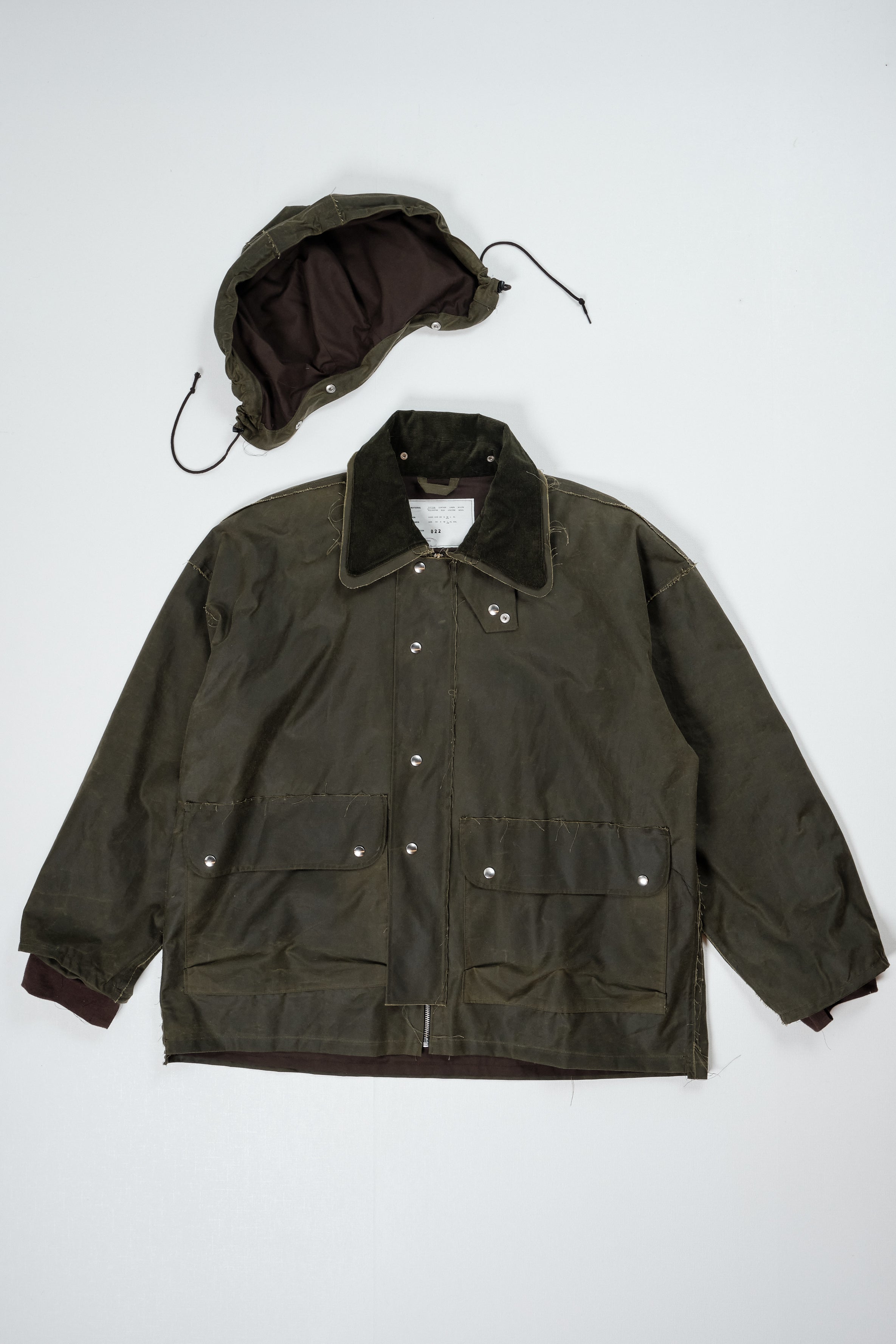 SLIM ZIP LONGSLEEVE / OBSIDIAN DEPYH WOOLCOSE RIDGE [Arriving Fall/Winter 2026]