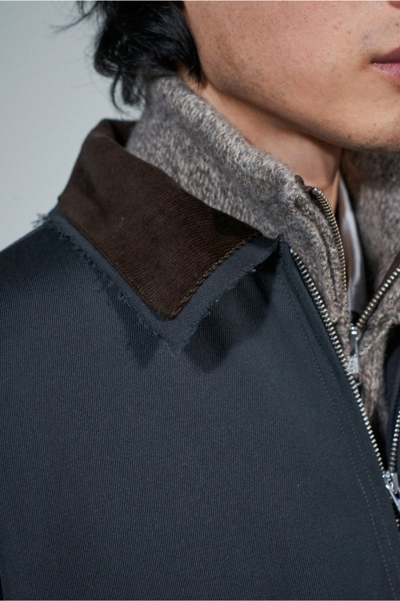 WORKER JACKET - WOOL TWILL / GREY