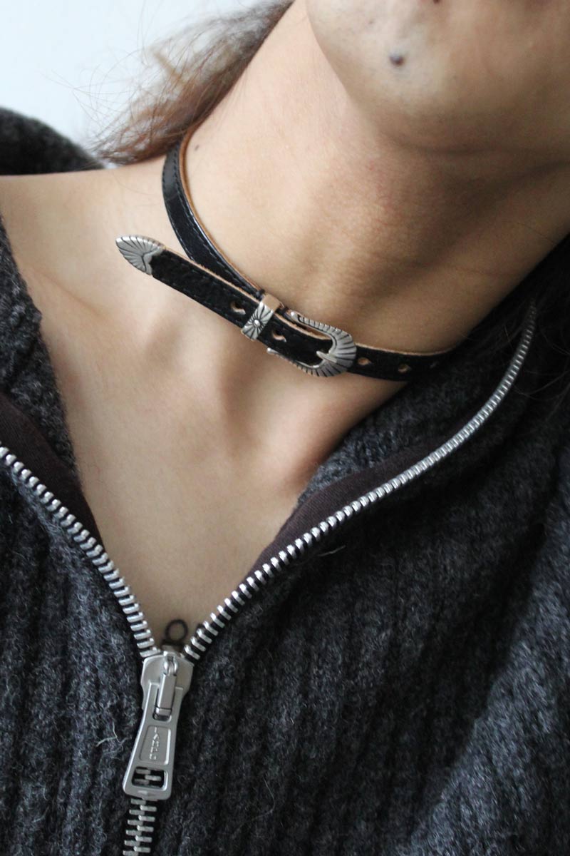 COWBOY WRAP AROUND / DEEP BLACK LEATHER – STOCK