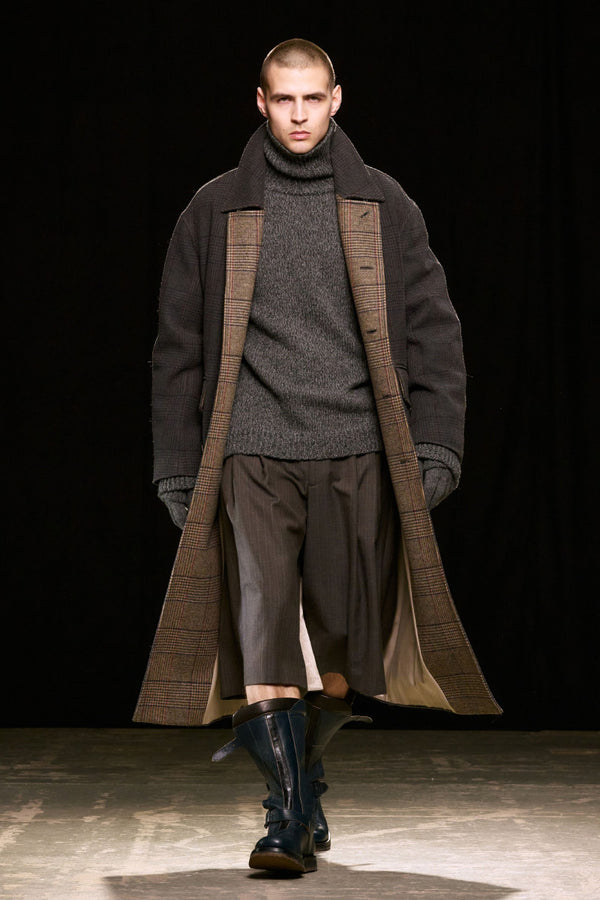 ROBE OVERCOAT / ONYX BLACK TECH SATEEN [20% OFF]
