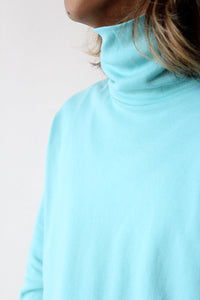 PLAIN TURTLENECK  / T.BLUE