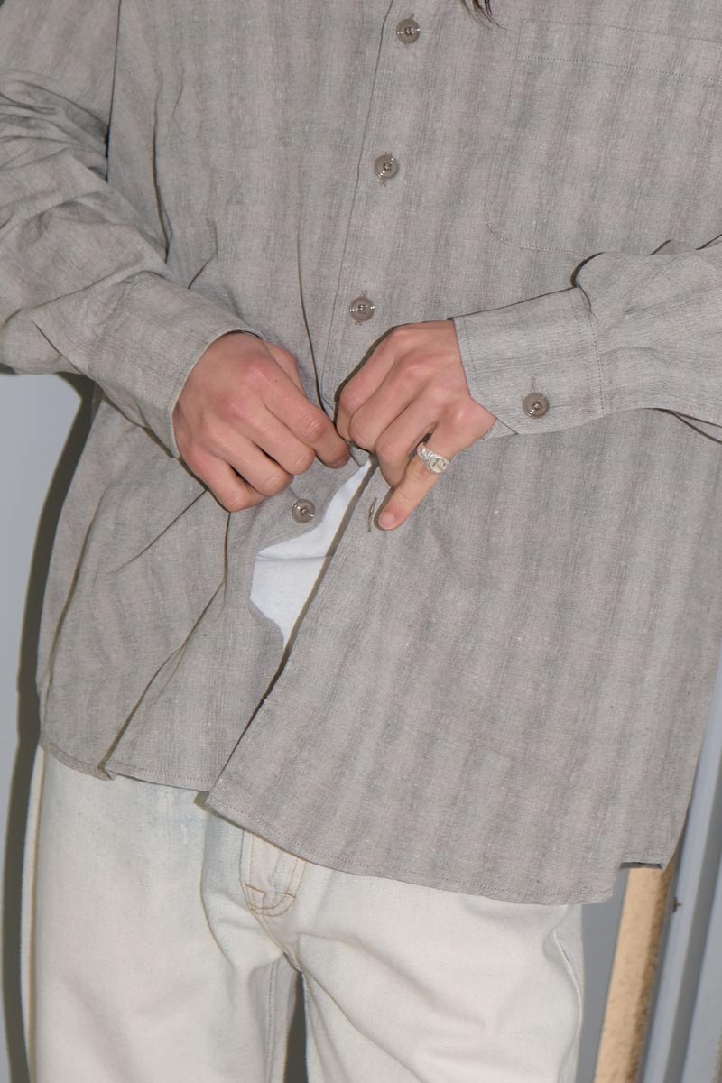 ABOVE SHIRT / SAGE TRAIL CHECK DRYLINE WEAVE