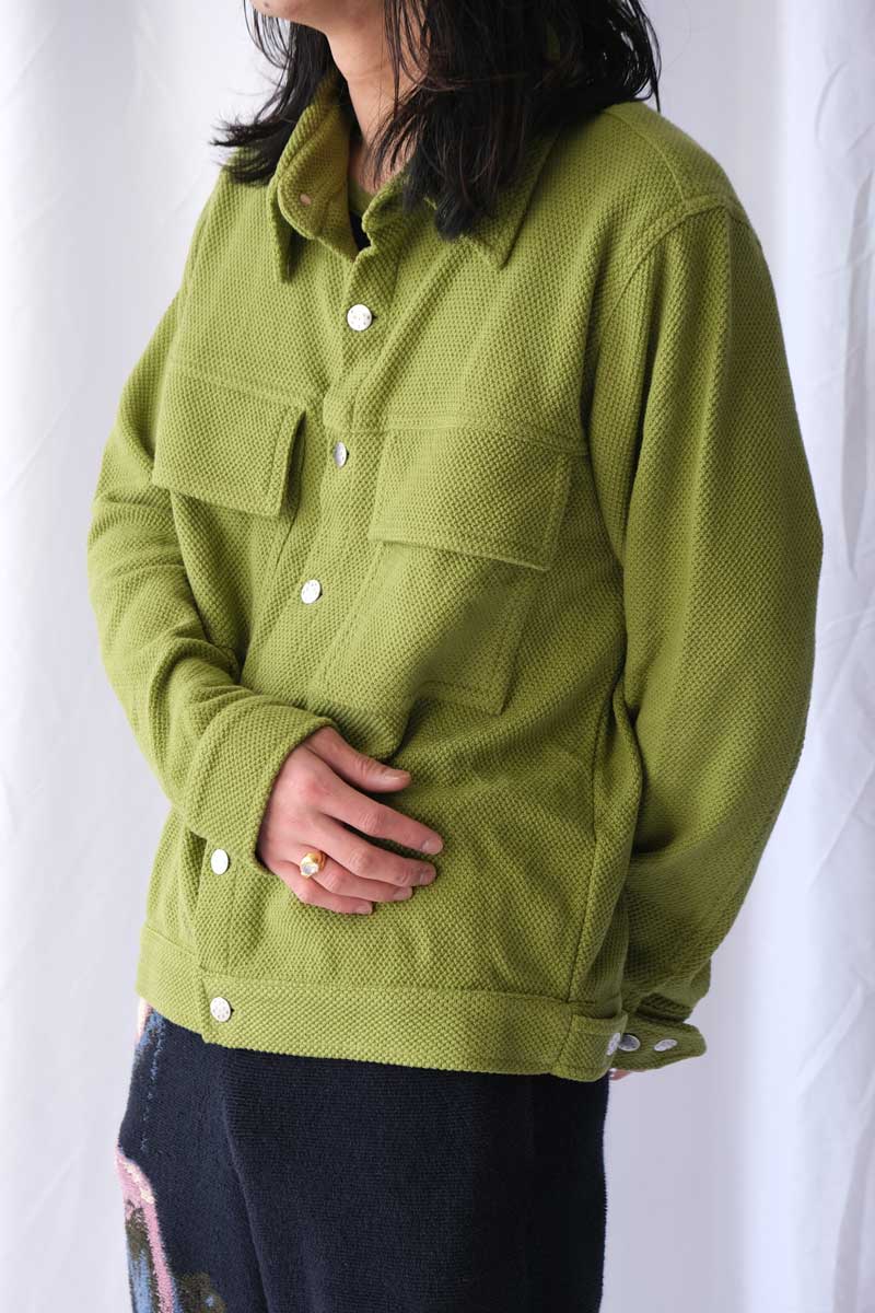 FORGE BUTTON JACKET / GRASS