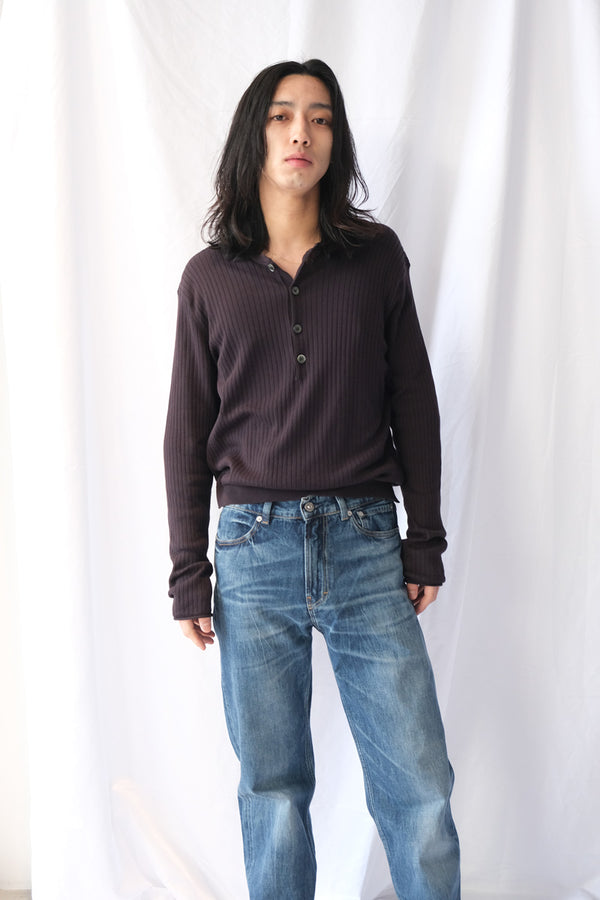 FINE HENLEY / NOBLE NAVY COTTON CREPE