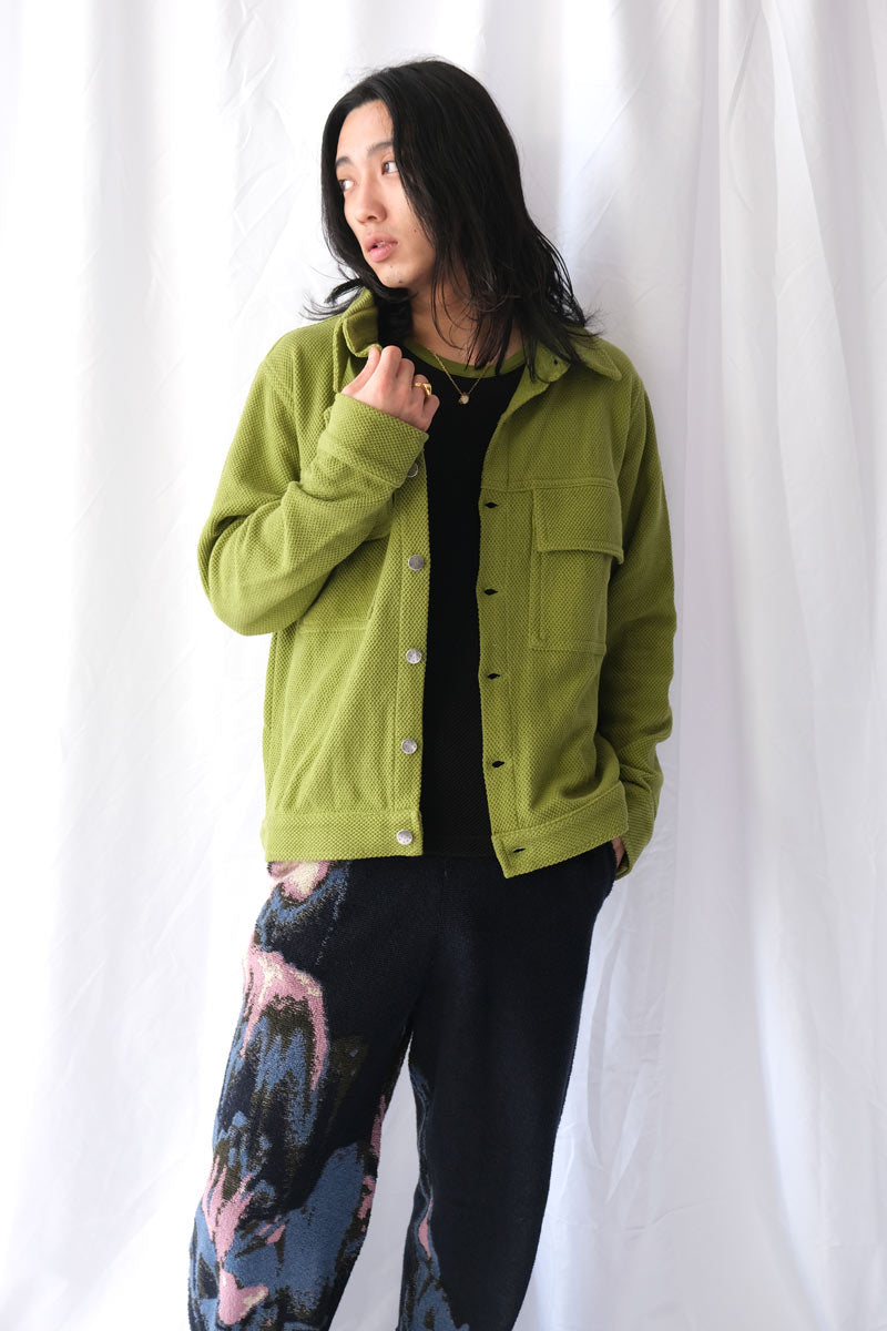 FORGE BUTTON JACKET / GRASS