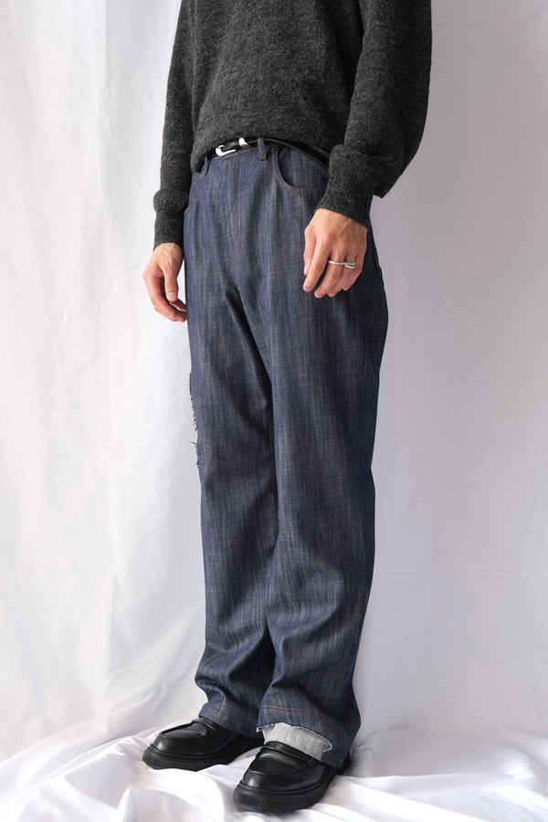 CIRCLE WINDOW JEANS / TRUE INDIGO