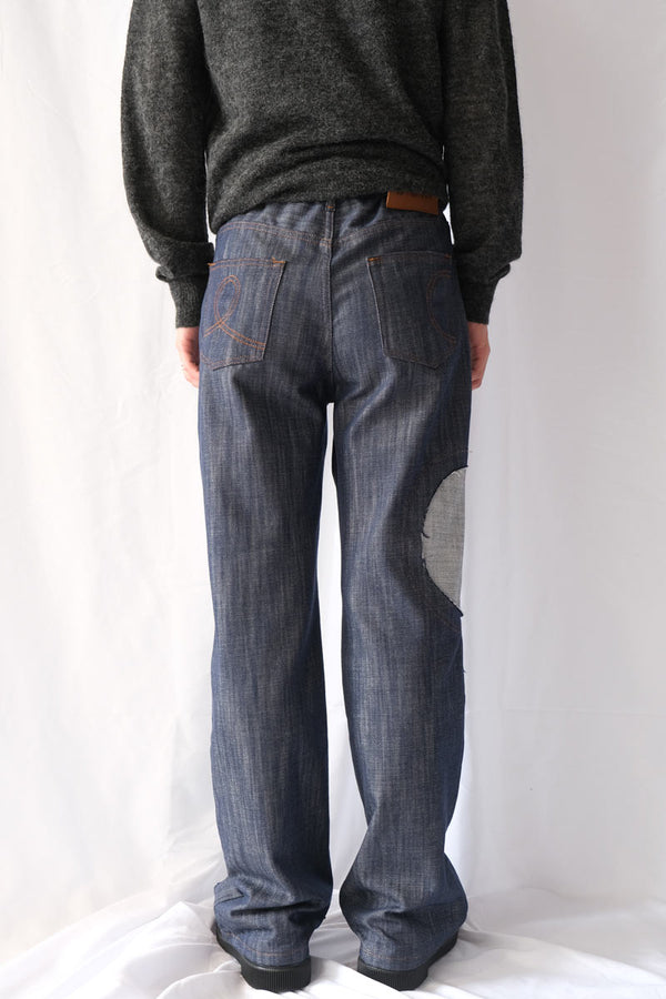 CIRCLE WINDOW JEANS / TRUE INDIGO