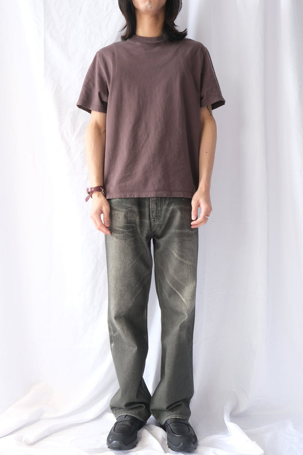 BOX T-SHIRT / WORN BROWN LEGACY JERSEY