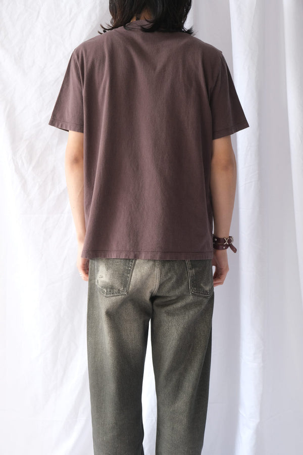 BOX T-SHIRT / WORN BROWN LEGACY JERSEY