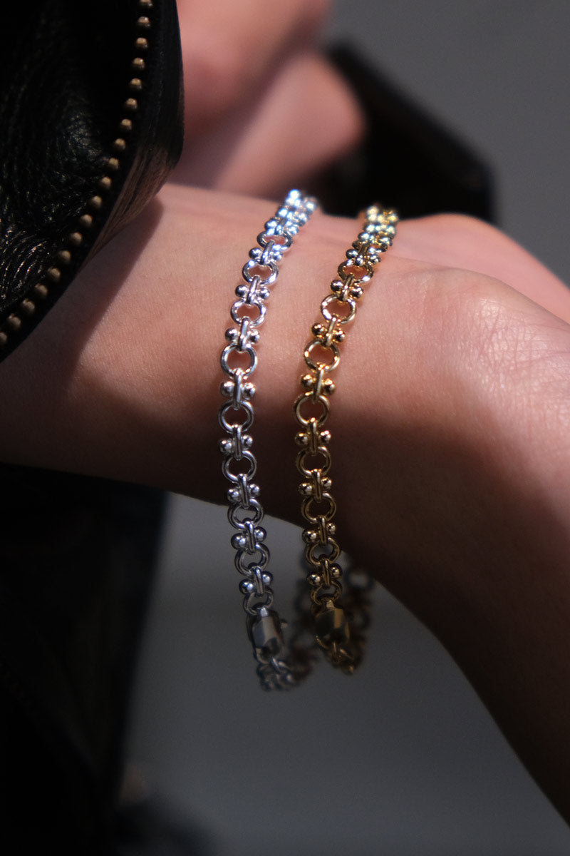 SUN BRACELET THIN / 실버 도금 브라스