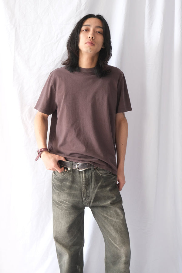 BOX T-SHIRT / WORN BROWN LEGACY JERSEY