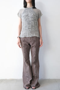 SUNNY TEE / ICE GREY SLUB