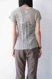 SUNNY TEE / ICE GREY SLUB
