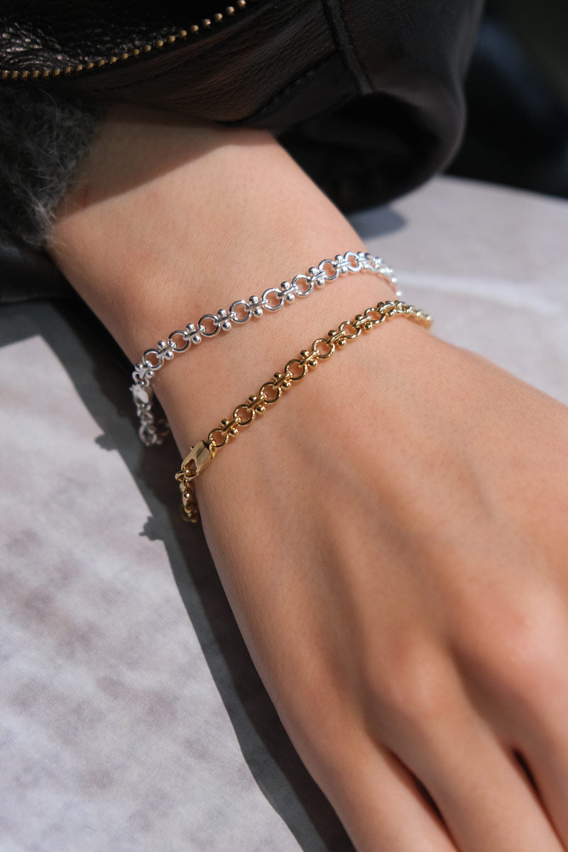 SUN BRACELET THIN / 실버 도금 브라스