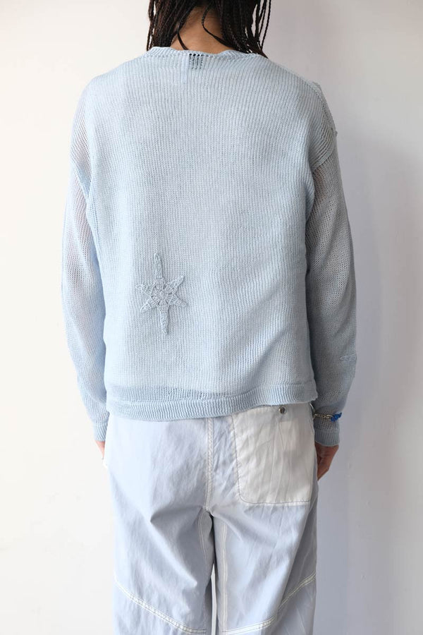 BIRD MESH KNIT / SKY [20%OFF]