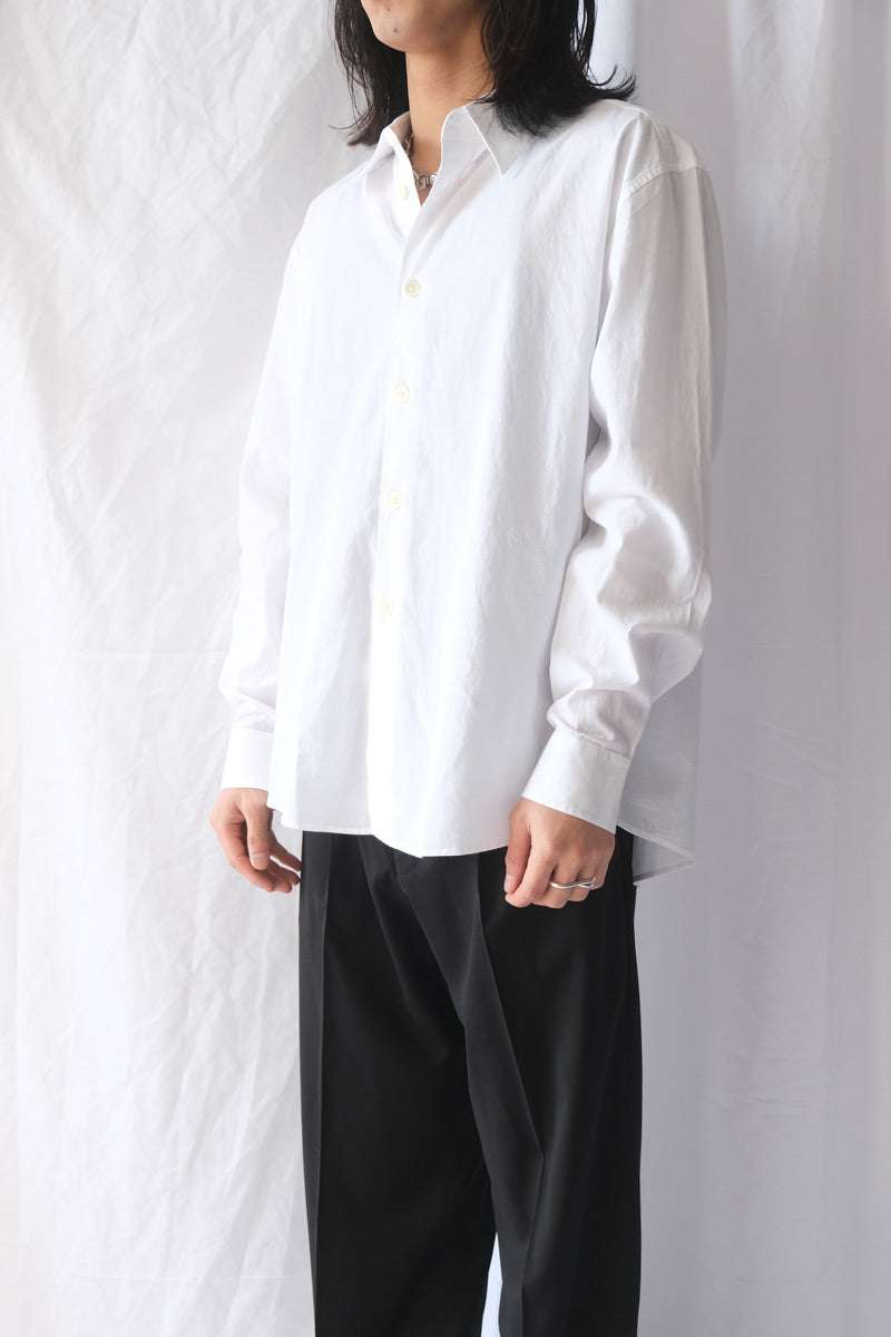 BEYOND SHIRT / WHITE 리퀴드 포플린