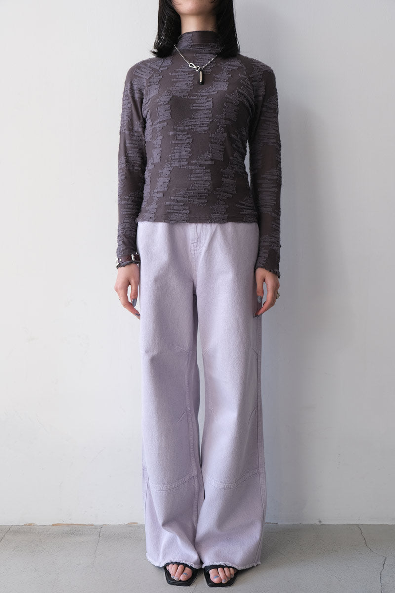 BON LONGSLEEVE / PLUM GREY JACQUARD [20% 할인]